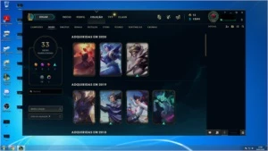 CONTA DE LOL MESTRE COM EMOTE ZED CHALLENGER - League of Legends