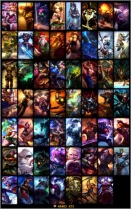 CONTA PLATINA V - FULL SKIN - League of Legends LOL