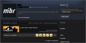CONTA PRIME *CSGO* AGUIA 2 /600h - Counter Strike