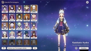 CONTA GENSHIM AR 13 RAIDEN + AYAKA + XIAO + CHILD - Genshin Impact