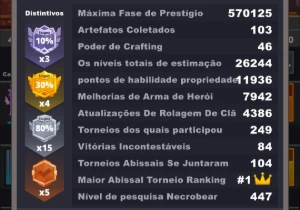 Conta Tap Titans 2 - estágio 570k - Outros