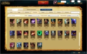 Conta de League of Legends Platina IV - Ótimo MMR LOL