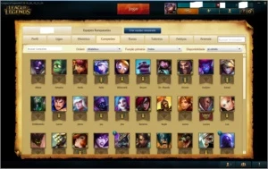 Conta de League of Legends Platina IV - Ótimo MMR LOL