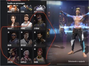 conta de Free Fire com Angelical