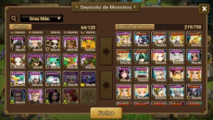 Conta sv Global com Maximilian/ Dorothy/ Leo/ Juno/ Tiana - Summoners War