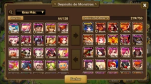 Conta sv Global com Maximilian/ Dorothy/ Leo/ Juno/ Tiana - Summoners War