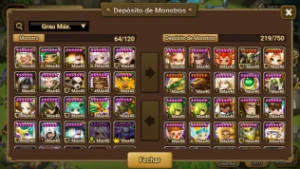 Conta sv Global com Maximilian/ Dorothy/ Leo/ Juno/ Tiana - Summoners War