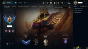 Conta de LOL Diamante 4 com quase 200 skins. - League of Legends