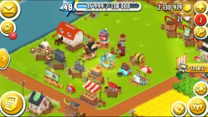 Conta Hay Day Nivel 48 Mais De 2 Milhões Na Conta - Outros