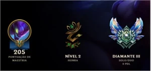 Conta League of Legends D3 LOL