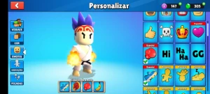 Conta Stumble Guys com 7 skins especiais