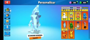 Conta Stumble Guys com 7 skins especiais