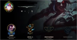 Conta League of legends LOL