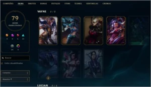 Conta League of legends LOL