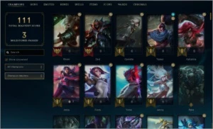 Conta lol platina 1 com ótimo mmr - League of Legends