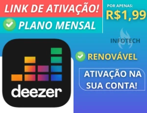 Deezer Premium/ 1 Mês - Assinaturas e Premium