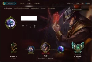 Conta Platina 1 League Of Legends Sem e-mail confirmado LOL