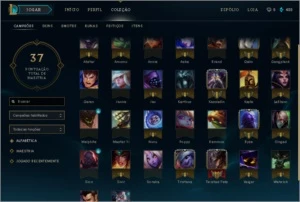 Conta Platina 1 League Of Legends Sem e-mail confirmado LOL