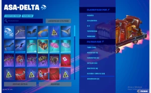 Conta Fortnite 233 Skins, Asa Delta Travis E Salve O Mundo