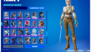 Conta Fortnite 233 Skins, Asa Delta Travis E Salve O Mundo