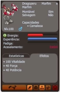Montarias level 100 CAMALEOA (spiritia) - Dofus