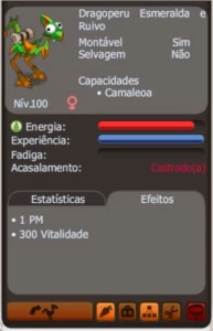 Montarias level 100 CAMALEOA (spiritia) - Dofus