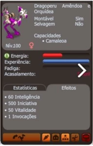 Montarias level 100 CAMALEOA (spiritia) - Dofus