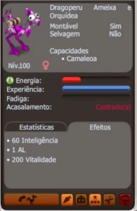 Montarias level 100 CAMALEOA (spiritia) - Dofus