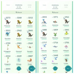 Conta Pokemon GO Nível 32 - Mais de 30 Brilhantes - Pokémon