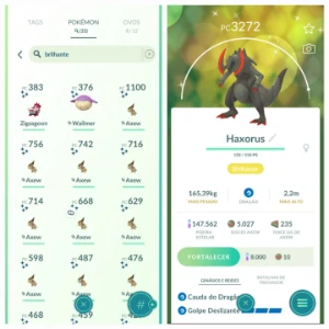 Conta Pokemon GO Nível 32 - Mais de 30 Brilhantes - Pokémon