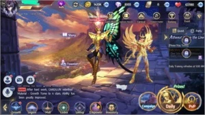 CONTA SAINT SEIYA AWAKENING - SERVER A28 GRUS - NV 54 BARATO SSA