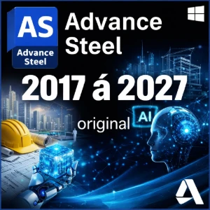 Autodesk Advance Steel - Original 3 Anos