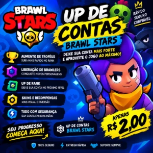 🔥 Up De Contas Brawl Stars Por Apenas R$2,00!🏆