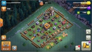 Conta cv10 metade full preço pra vender rapido - Clash of Clans