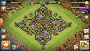 Conta cv10 metade full preço pra vender rapido - Clash of Clans