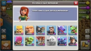 Conta cv10 metade full preço pra vender rapido - Clash of Clans