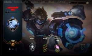 CONTA LOL 99 SKINS TODOS OS CHAMPIONS - League of Legends
