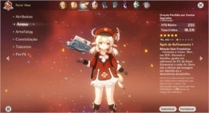 Ar15 klee+arma perfeita / 44 pulls pro pity + benção. - Genshin Impact