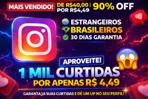 [Menor Preço]  Curtidas Brasileiras REIAS - instagram - Redes Sociais