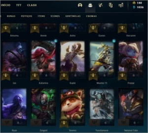 Conta Barata lvl 20 - League of Legends LOL