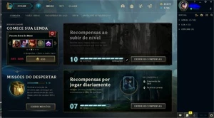 Conta LOL nivel 10 com 43K de RP - League of Legends