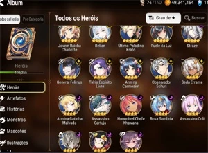 Conta Epic Seven - Outros