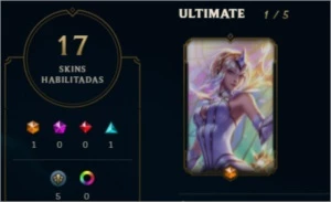 Conta Plat IV com skin Lux Elementalista - League of Legends LOL