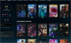conta lol 130 champ 70 skins - League of Legends