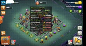 Conta de Clash Of Clans CV 11 - Quase Full