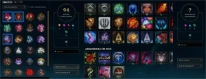 Conta LOL Full prata 40champ 14 skin baratinha otima p/smurf - League of Legends