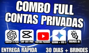 Chat Gpt 5 Plus | Veo 3 | Sora | Gemini 2.5 Pro| Capcut Etc. - Assinaturas e Premium