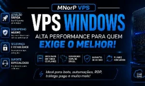 Vps Windows Brasil Alta Performance Com Nvme E Garantia - Outros