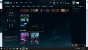Conta LoL ícone de season 2, skins raras, mmr platina - League of Legends