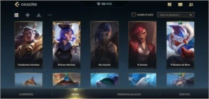 Conta LOL (OURO) com uma conta no wild rift (bônus) - League of Legends